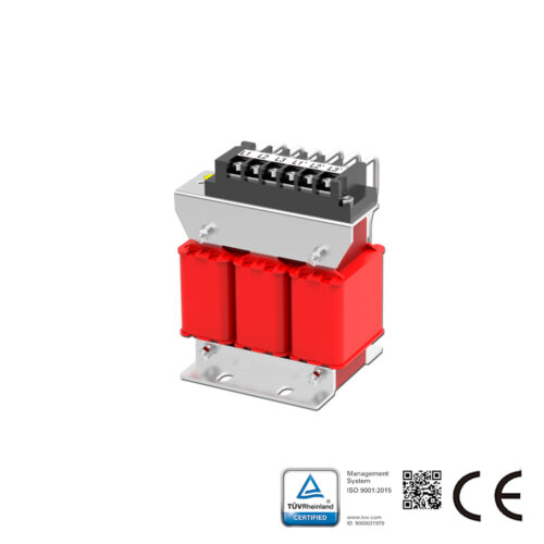 Line Reactor AC 3-Phase 400V ,2%(uK), Rated Current 5A , 1.5kw